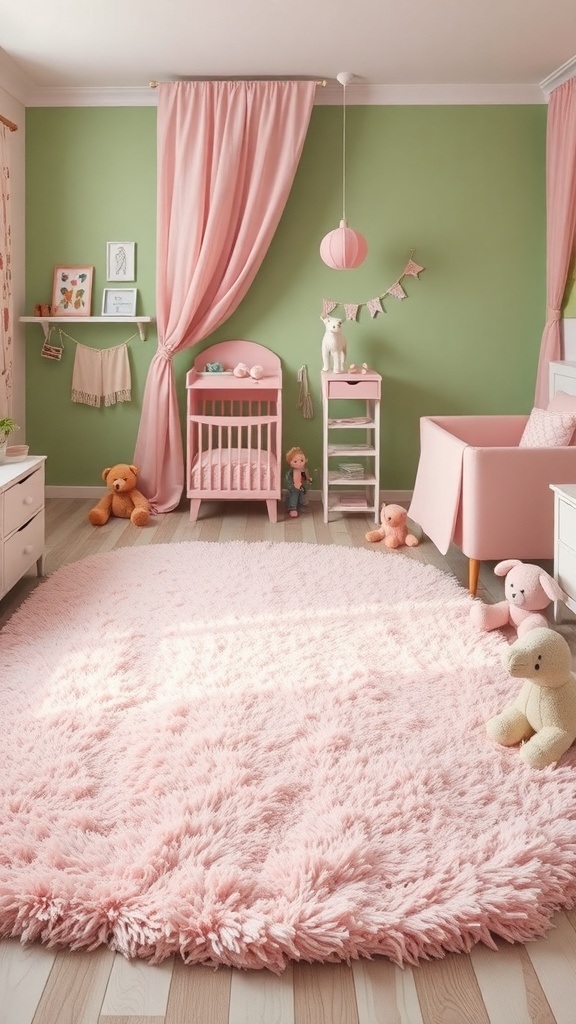 15 Adorable Pink and Green Nursery Ideas