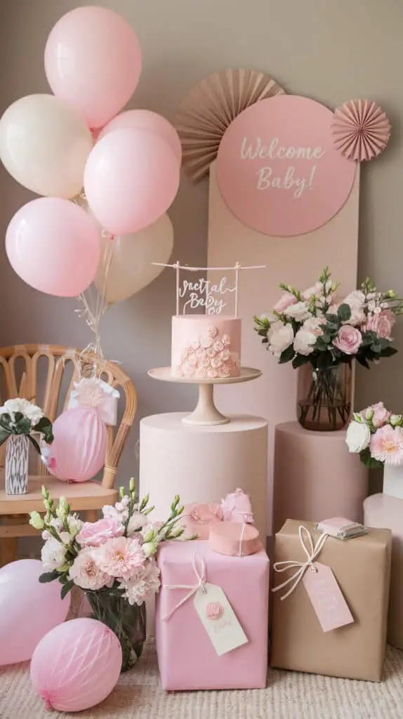 19+ Pink Baby Shower Ideas for a Dreamy Day