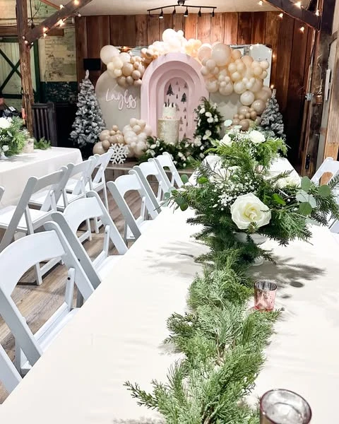 Wooden Rocking Horse Entrance Banner