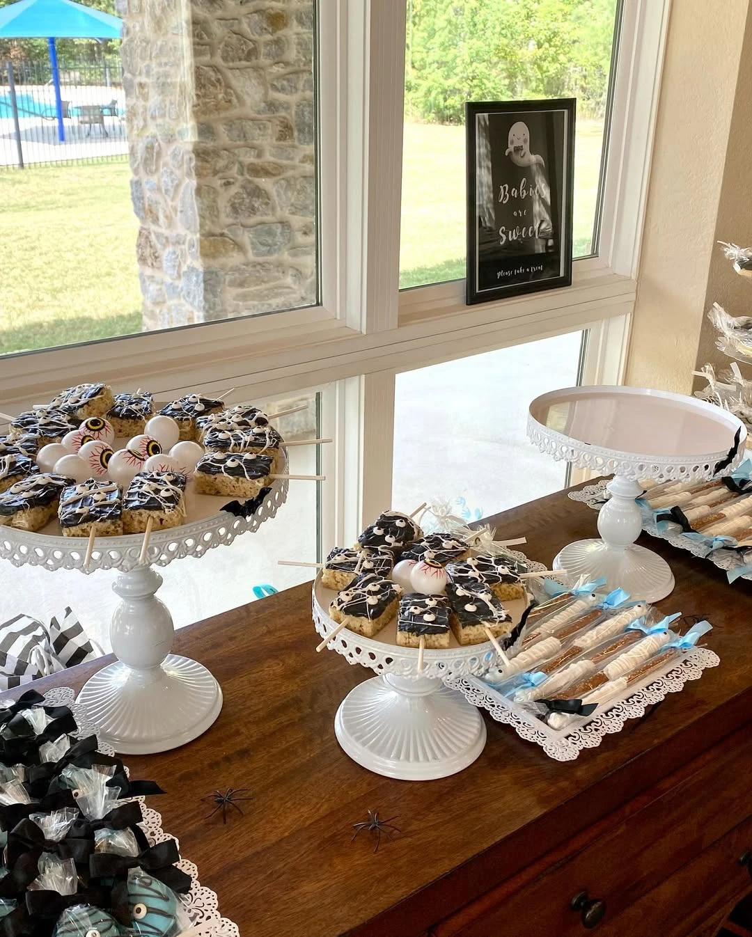 Spooky Dessert Table Display