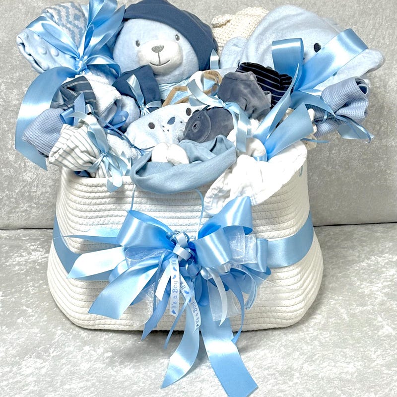 Crochet Elephant Neutral Diaper Cake