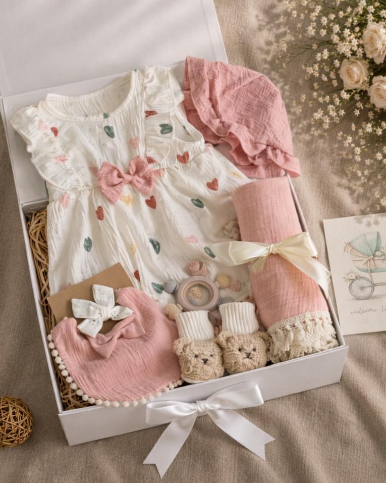 Nursery Shelf Hanging Garment Basket