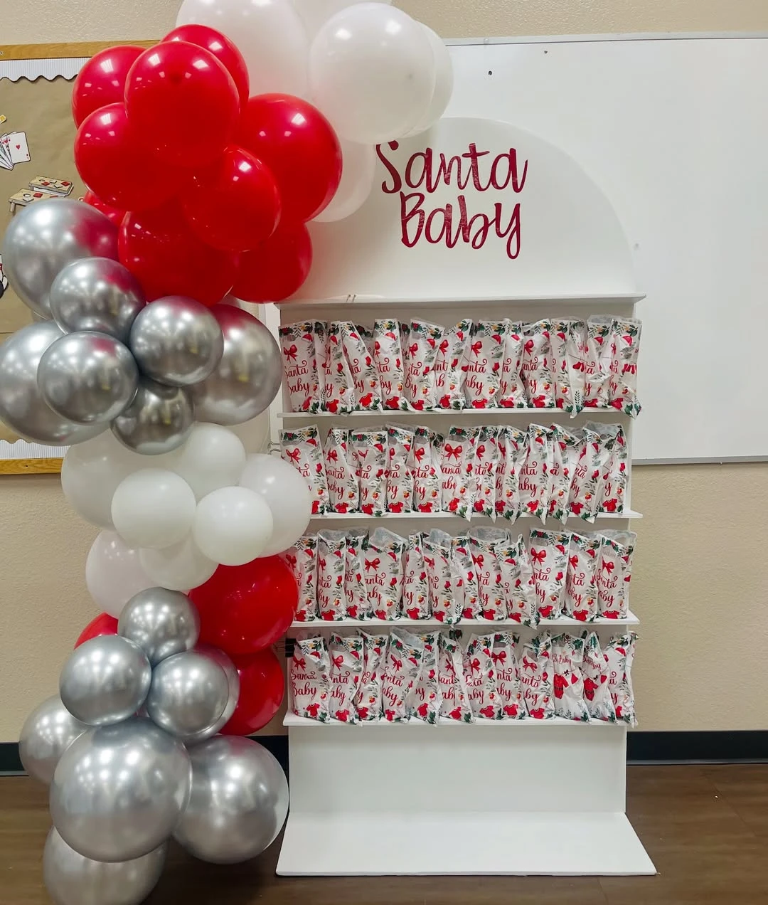 Santa Baby party favor bags
