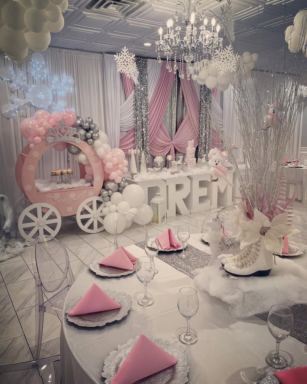 Princess Carriage Table Setting