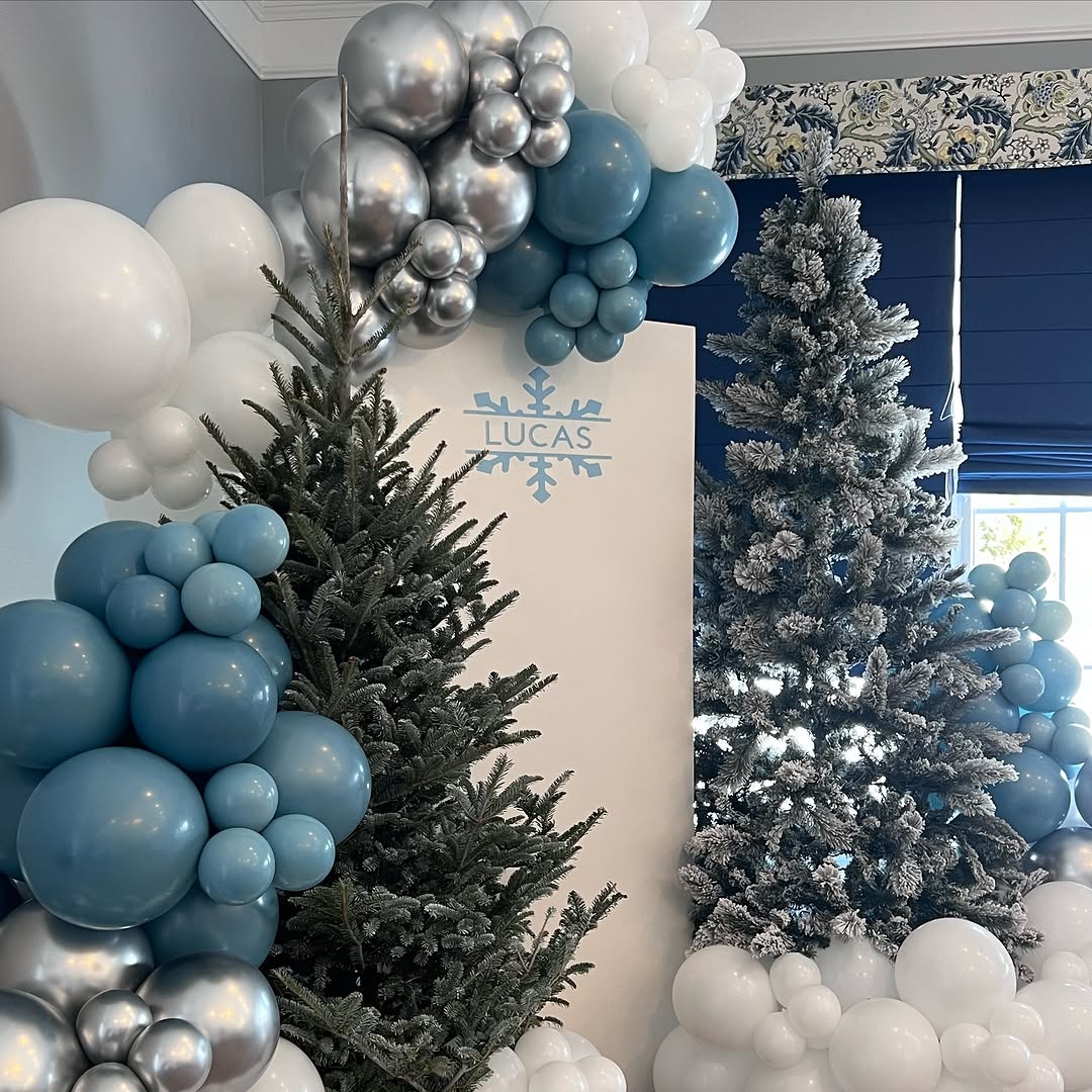Custom Snowflake Name Backdrop