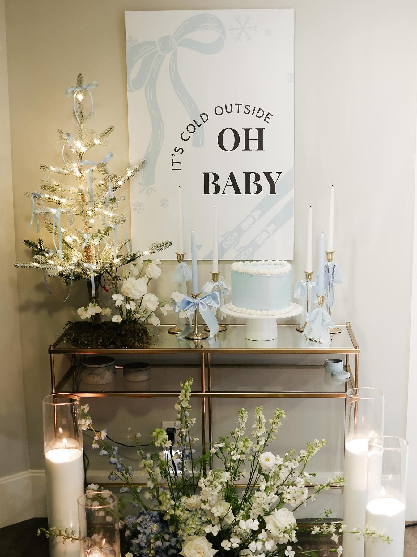 Sparkling Silver Table Decor