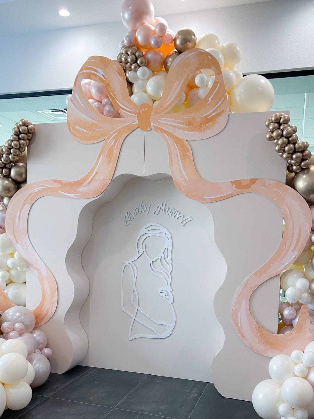 Classic White Balloon Arch
