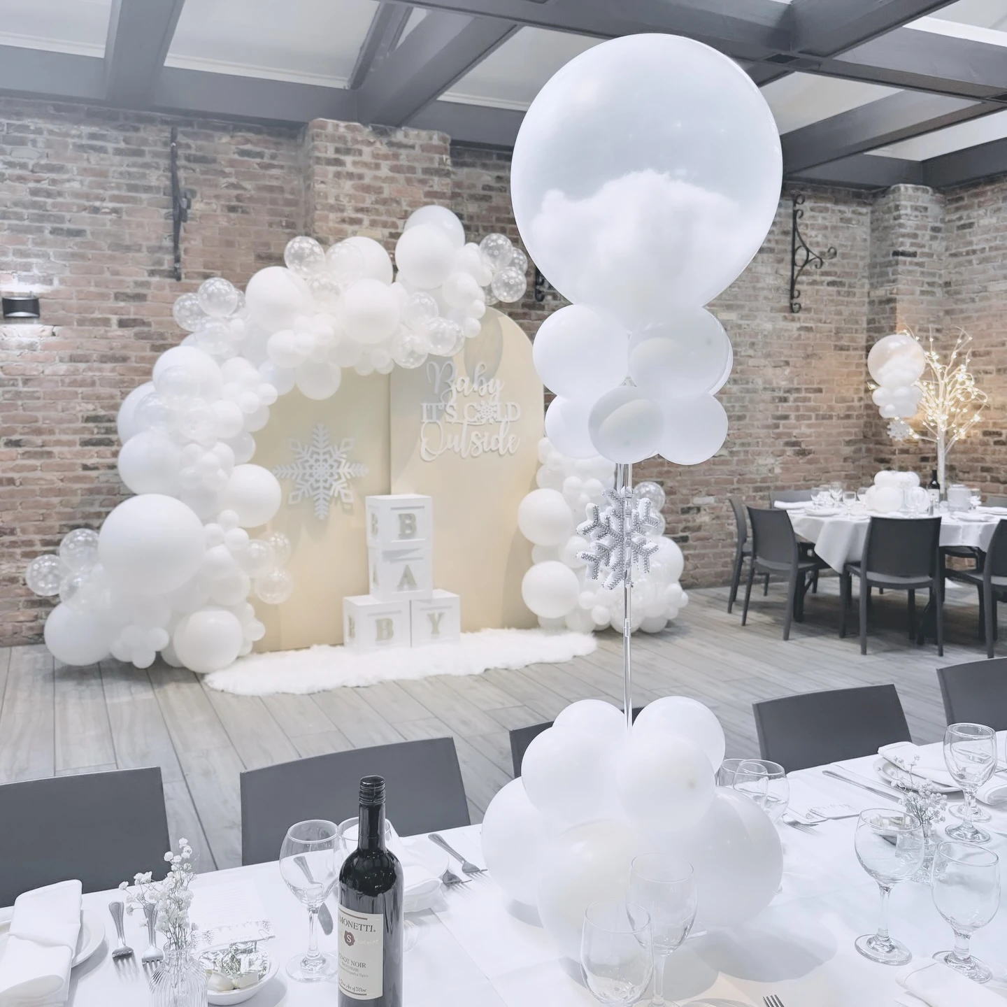 Ribbon Bow Silhouette Backdrop