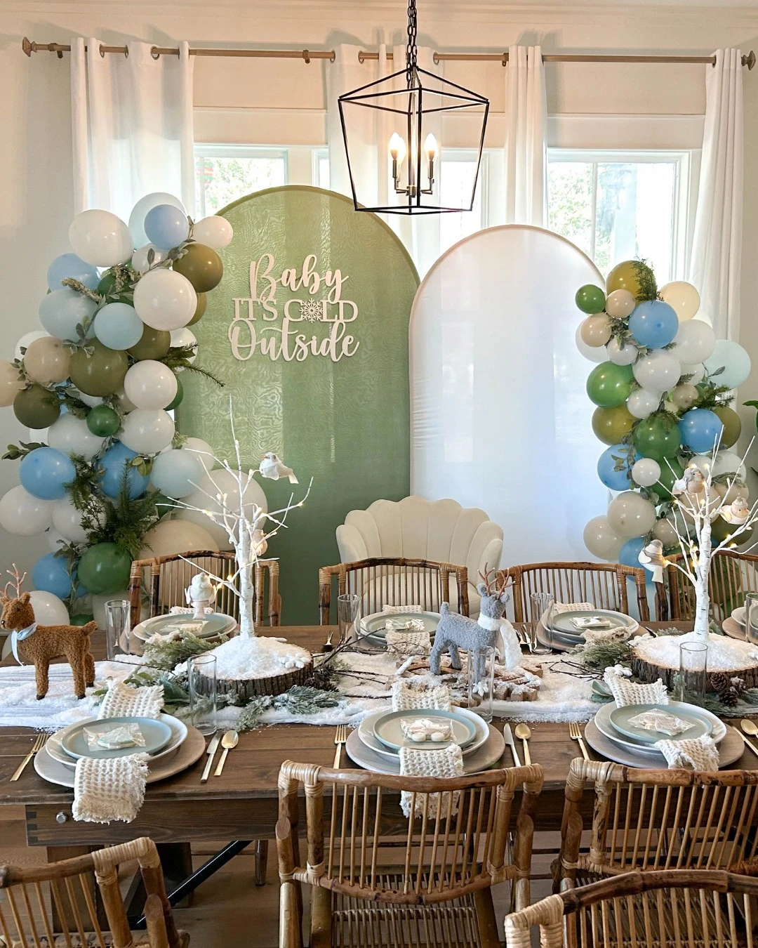 Rustic Woodland Dessert Display