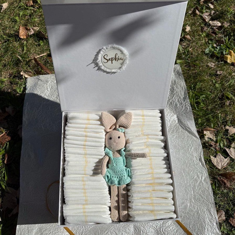Bunny Gift Box Diaper Set