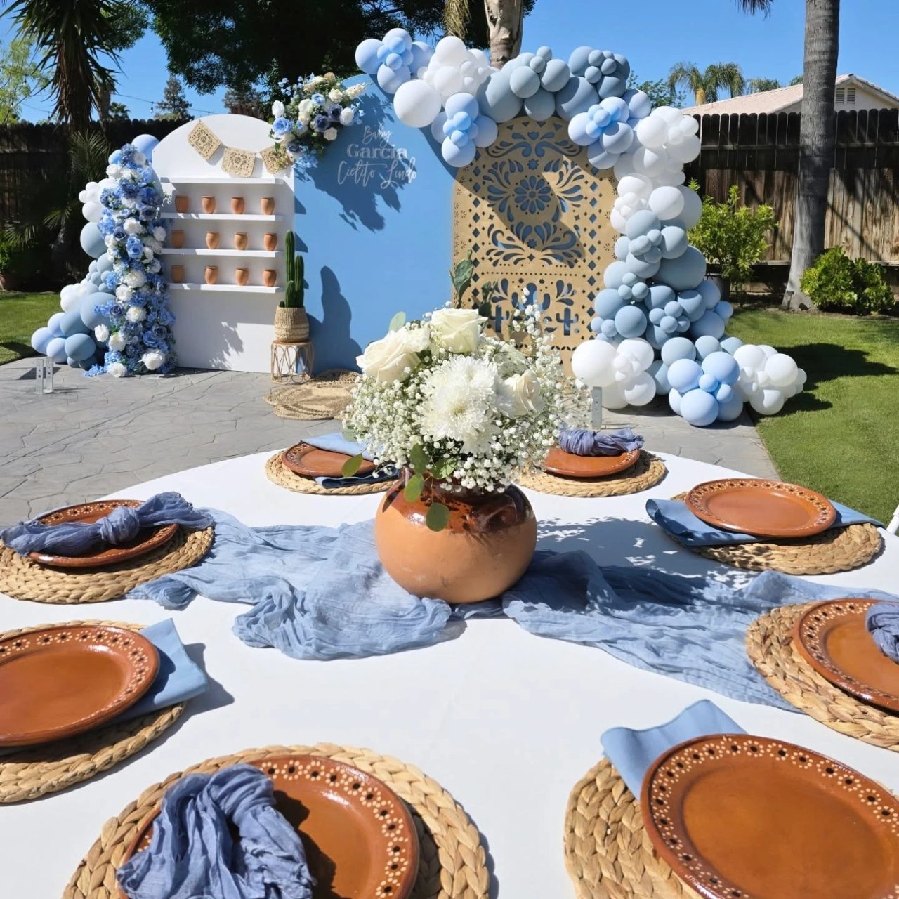 Terracotta Plate Table Setting