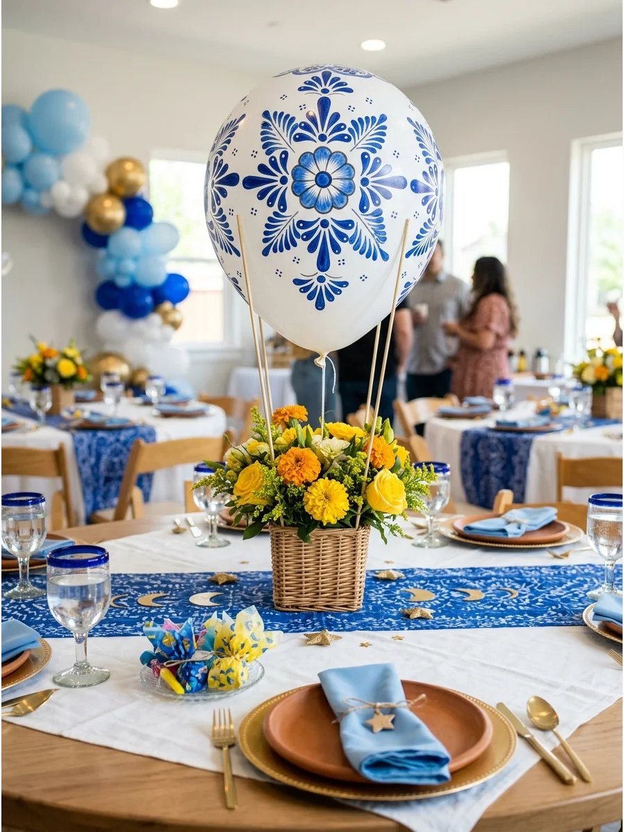 Talavera Hot Air Balloon Basket