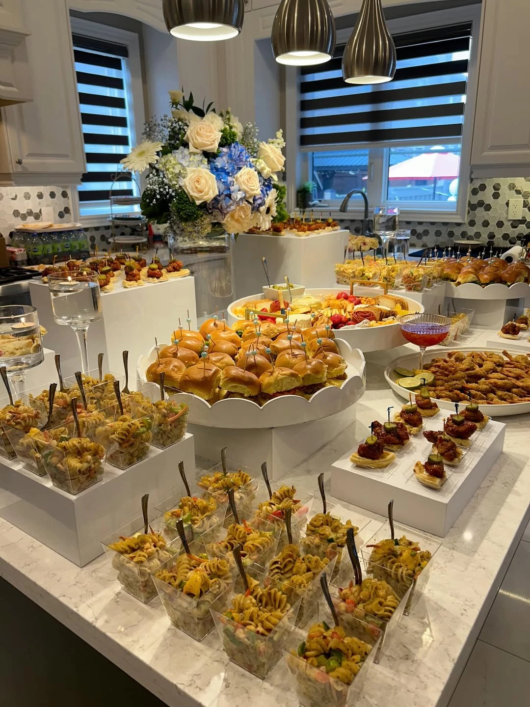 Savory Appetizer Buffet Spread