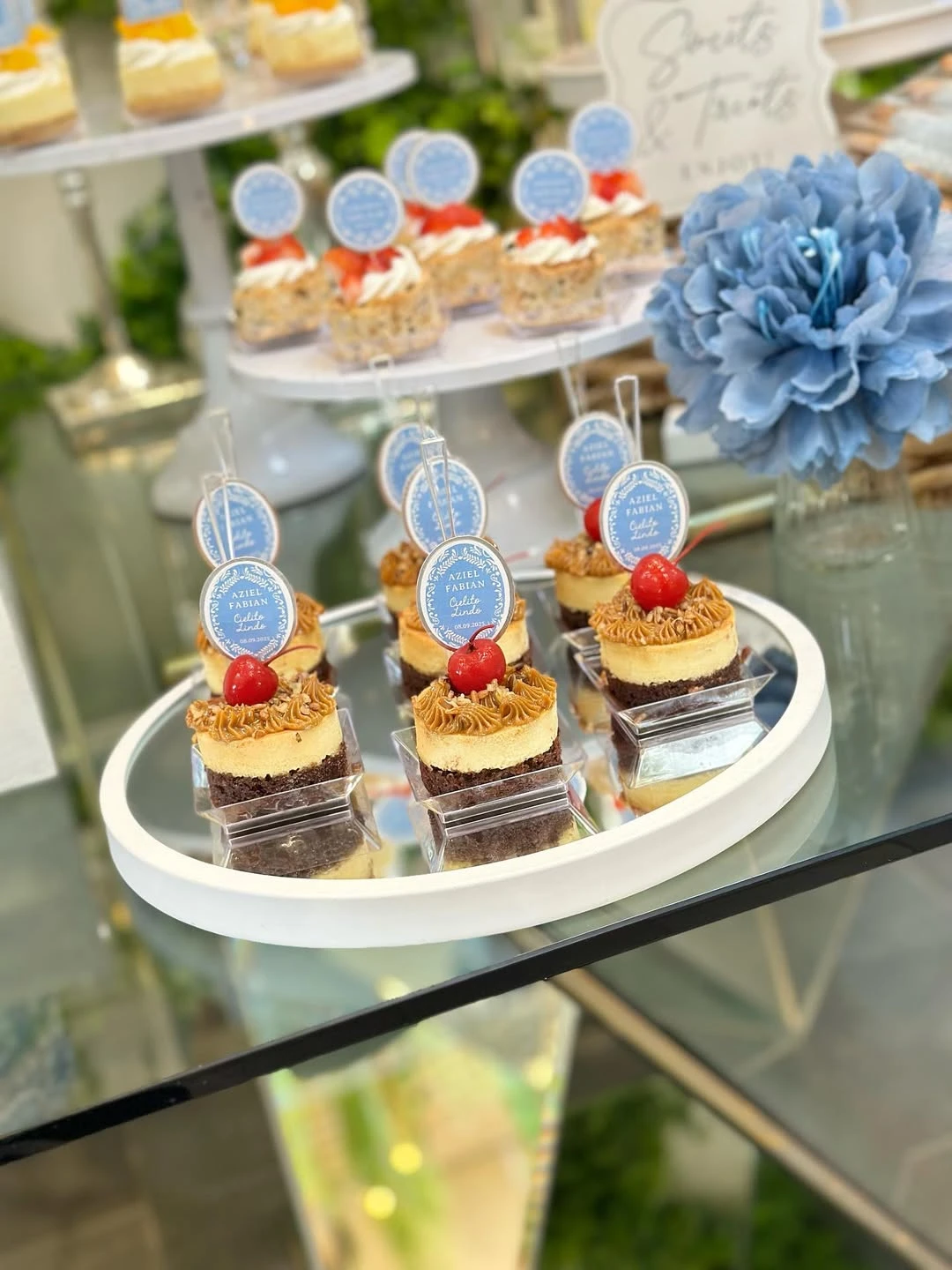 Dulce de Leche Mini Cheesecake Trays
