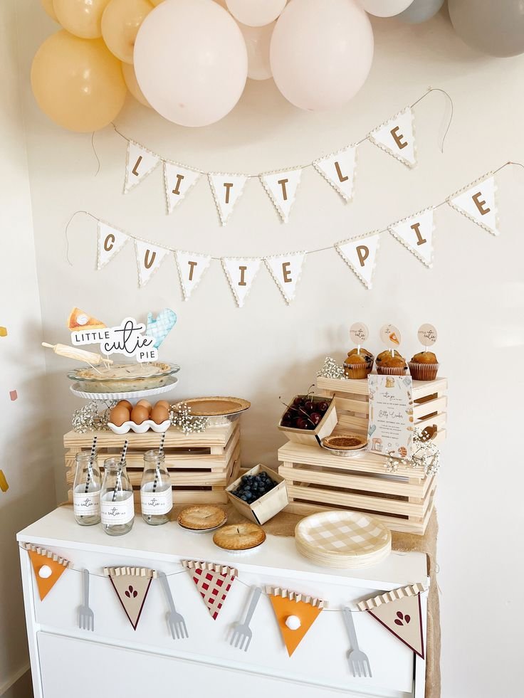 Little Cutie Pie Dessert Table