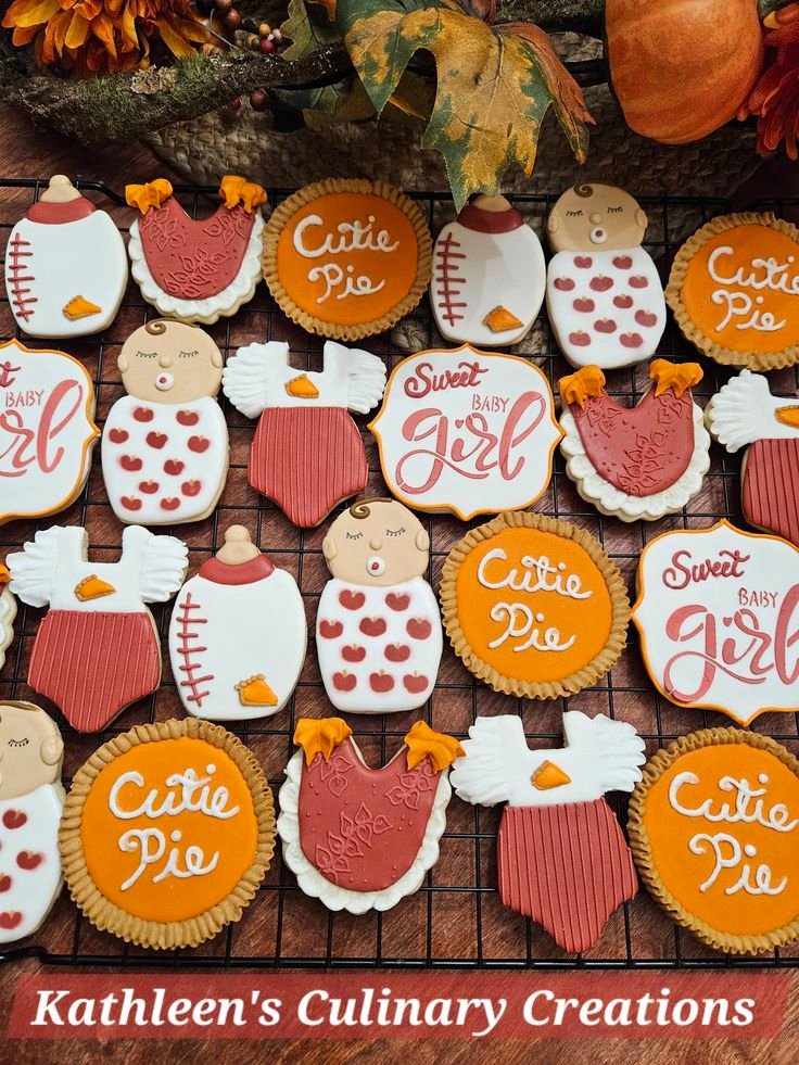 Custom Sweet Baby Girl Cookies