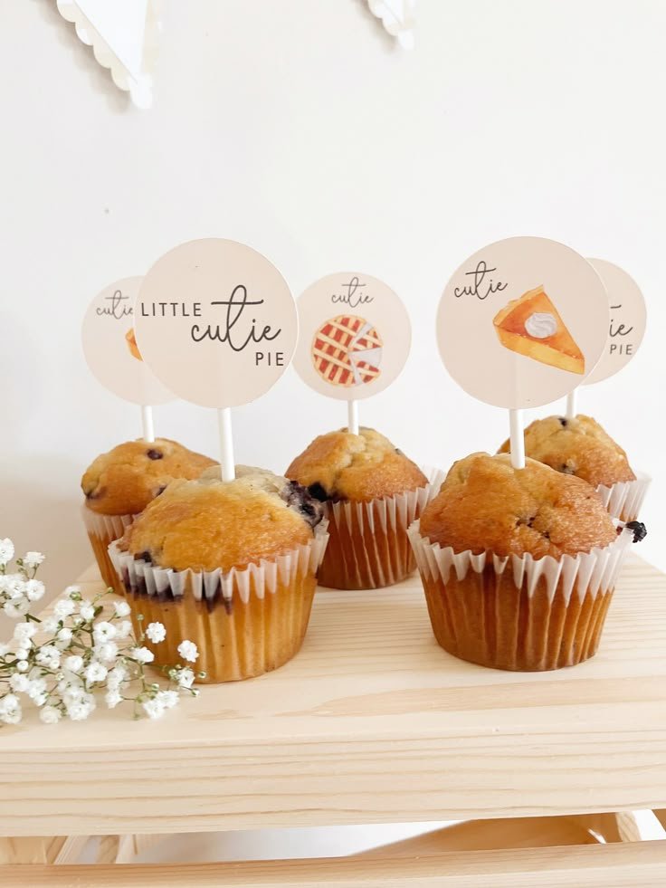 Little Cutie Pie Muffin Toppers