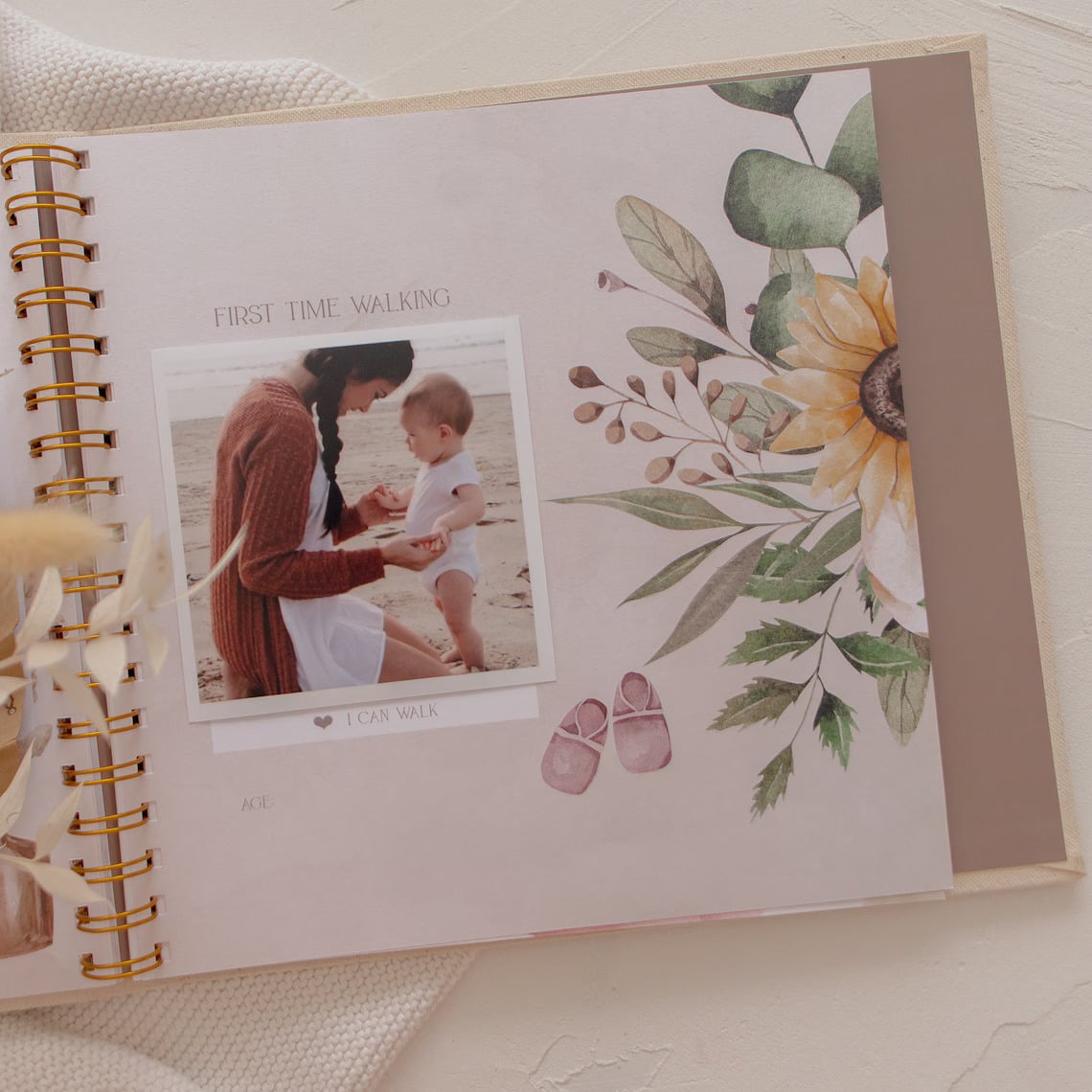 Monthly Milestone Photo Keepsake Album
