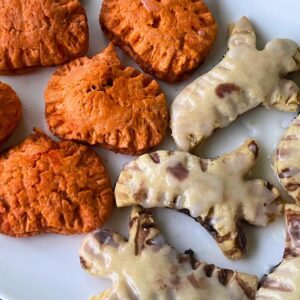 Pumpkin and Ghost Hand Pies