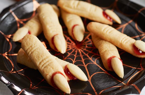 Witch Finger Shortbread Cookies