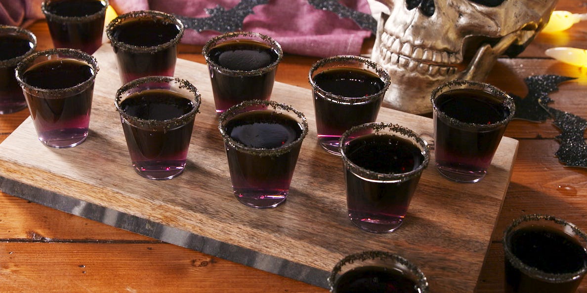 Dark Magic Mocktail Shots