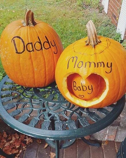 Family Pumpkin Trio