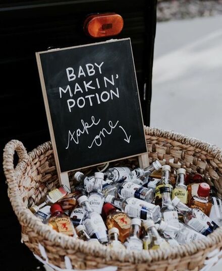 Baby Makin' Potion Favor Basket
