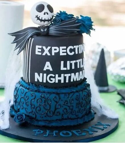 Nightmare Before Christmas Cake
