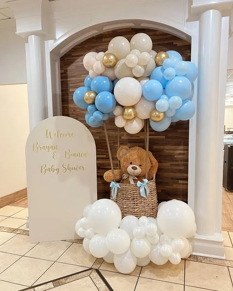 Hot Air Balloon Teddy Centerpiece
