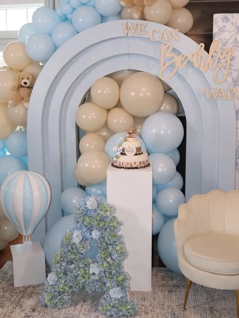 Pale Blue Archway Dessert Display