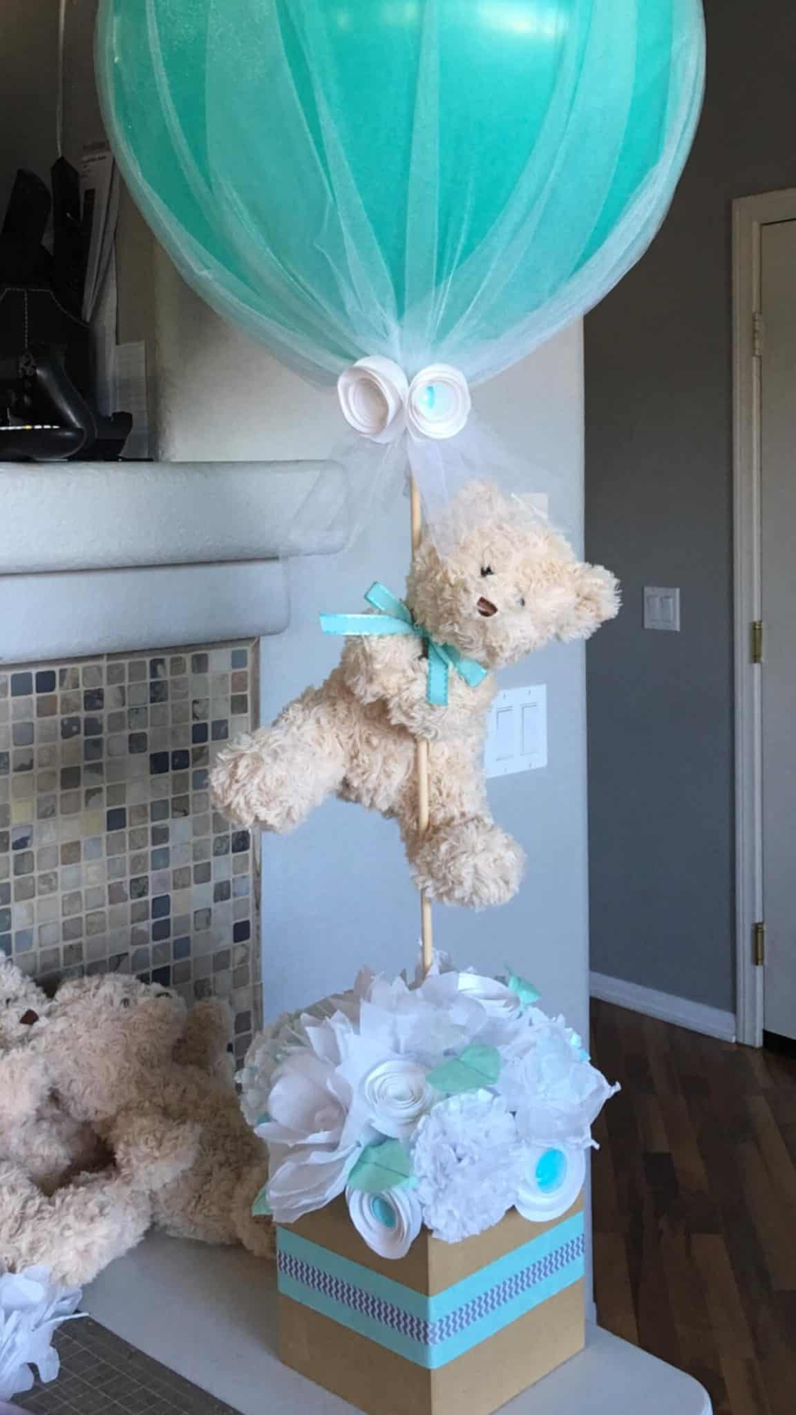 Tulle Covered Balloon Column