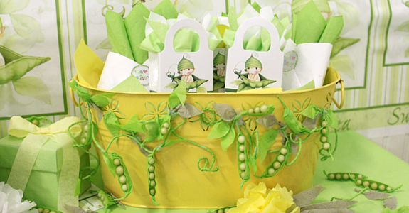 Sweet Pea Favor Tub Display