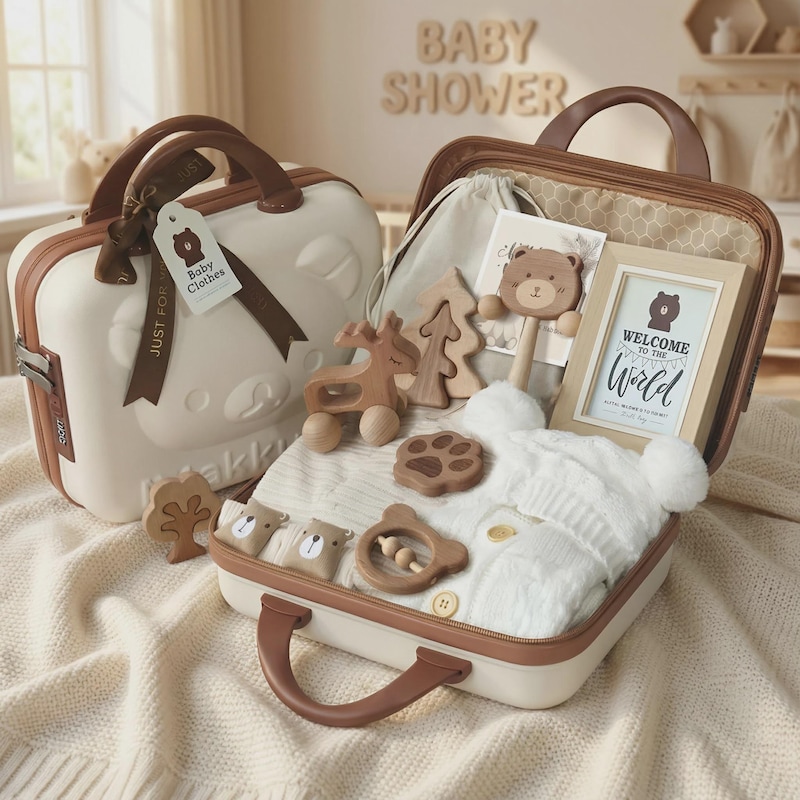 Bear Suitcase Nursery Trunk