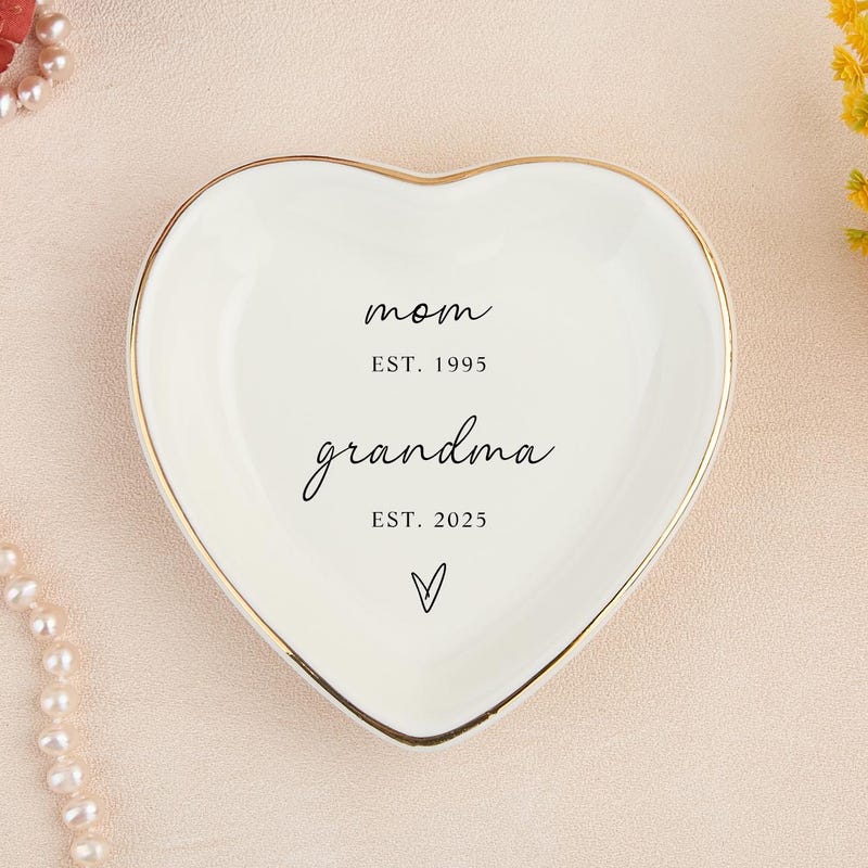 Personalized Ceramic Jewelry Dish