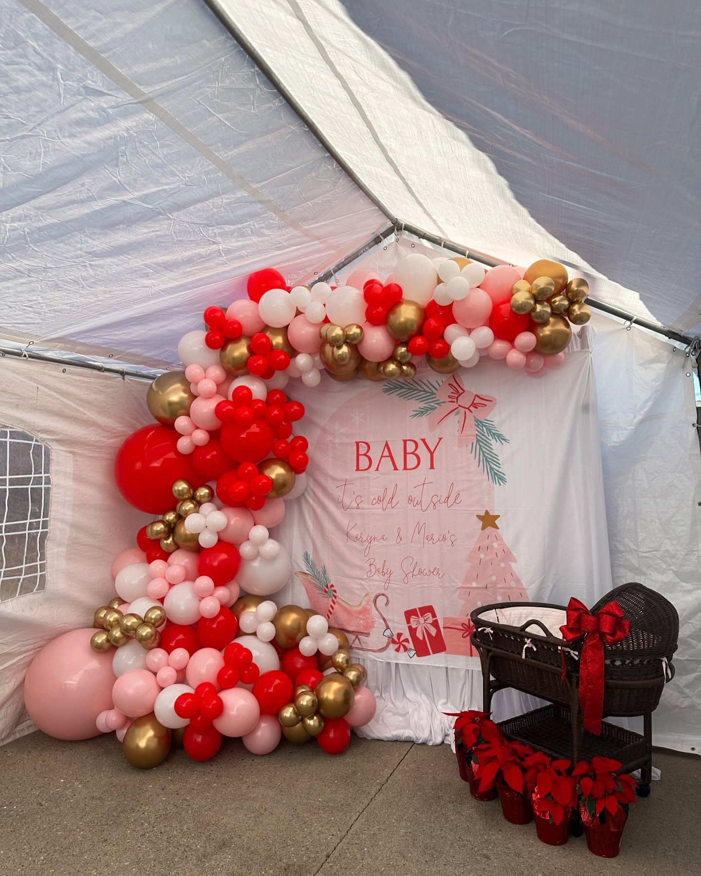 Baby It's Cold Outside Tent Display