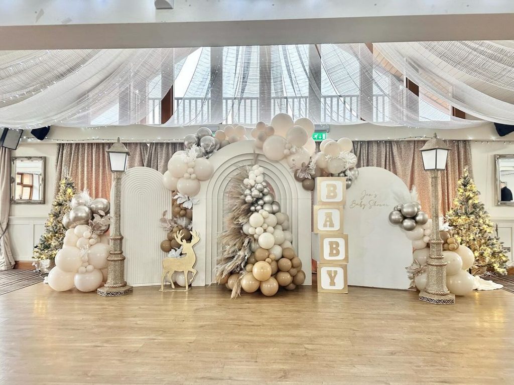 Neutral Winter Wonderland Photo Backdrop