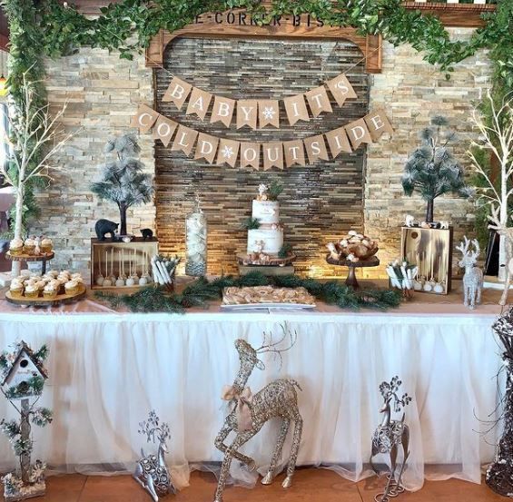 Rustic Woodland Dessert Table