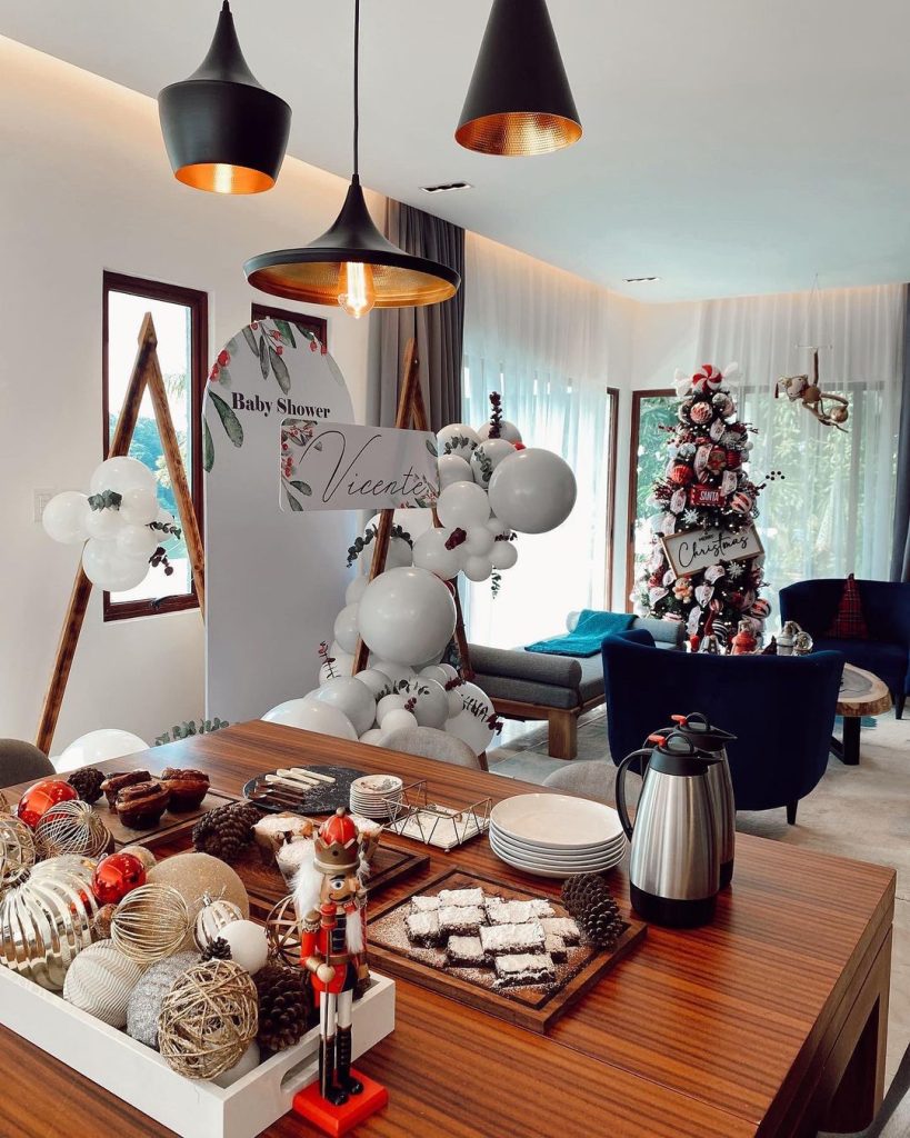 Festive Living Room Dessert & Refreshment Spread