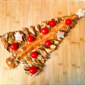 Pesto Puff Pastry Christmas Tree