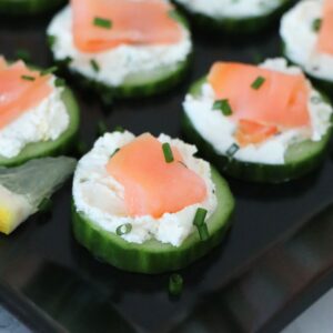 Salmon Cucumber Bites