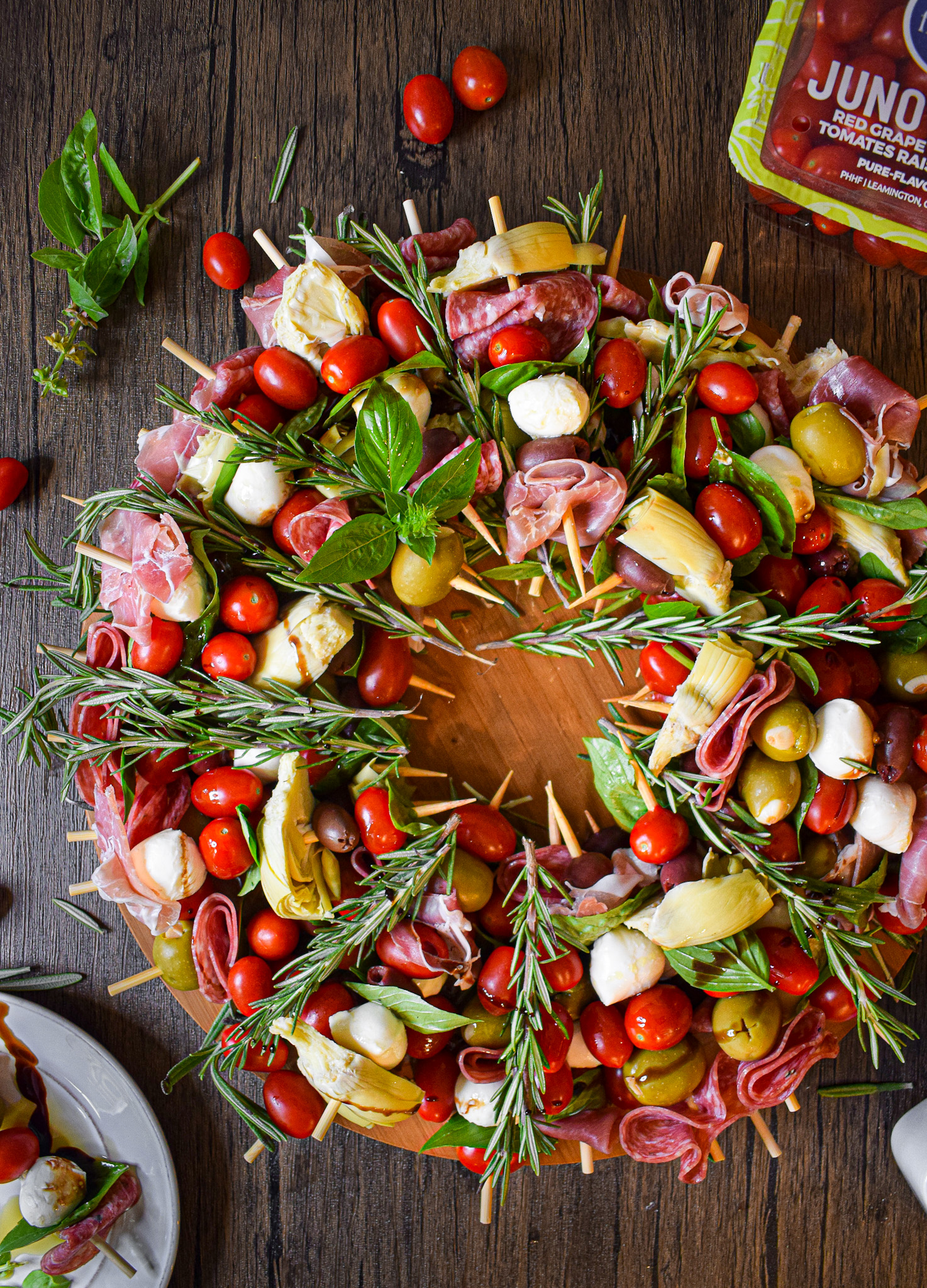 Antipasto Wreath Skewers