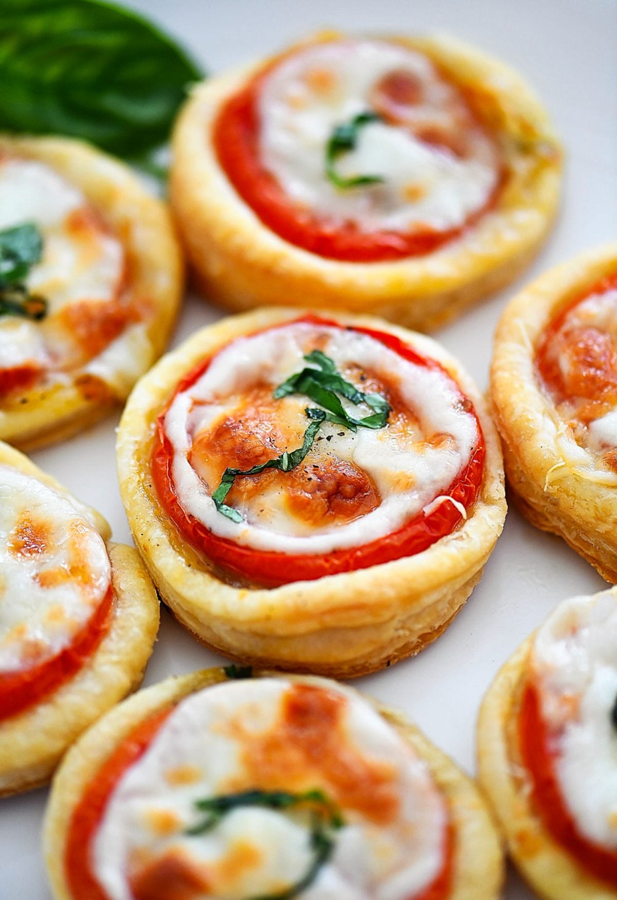 Tomato Mozzarella Tartlets
