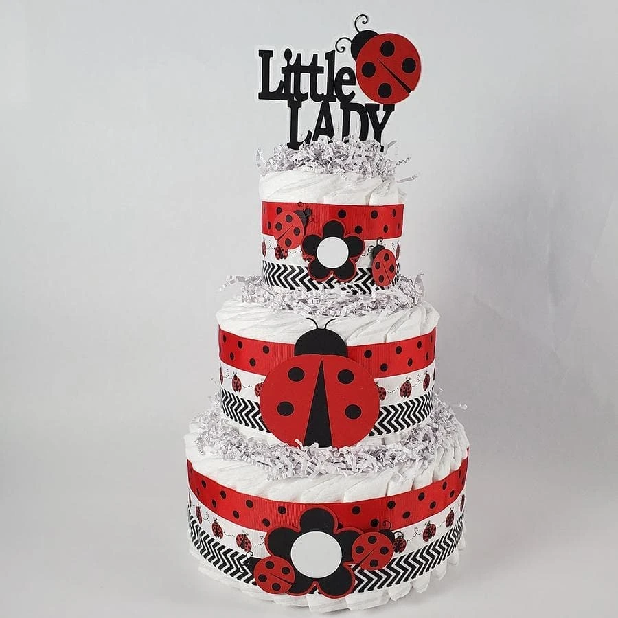 Little Lady Diaper Cake