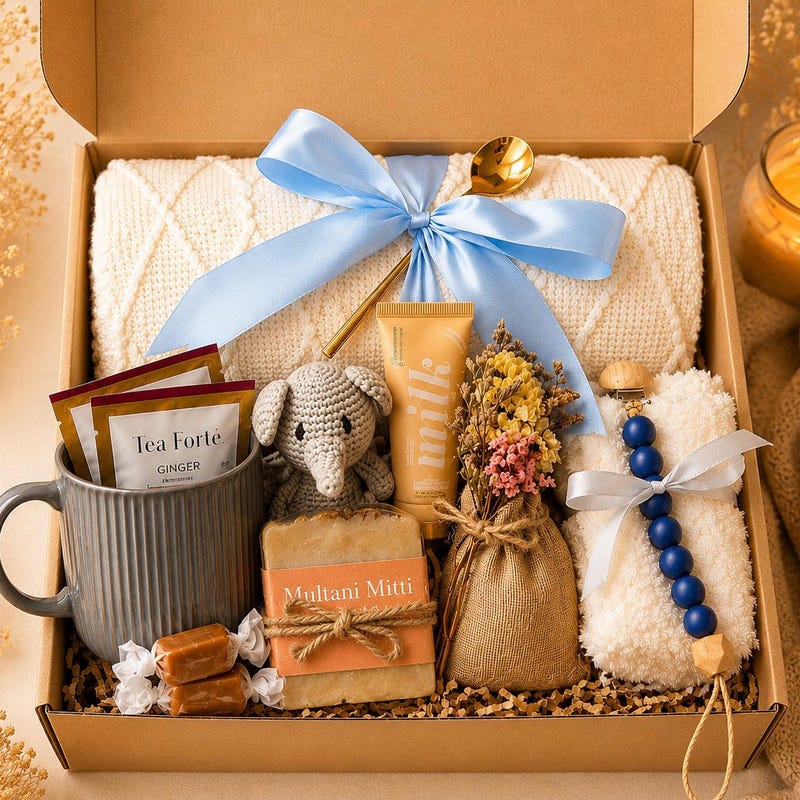 Pampering Tea and Spa Gift Crate