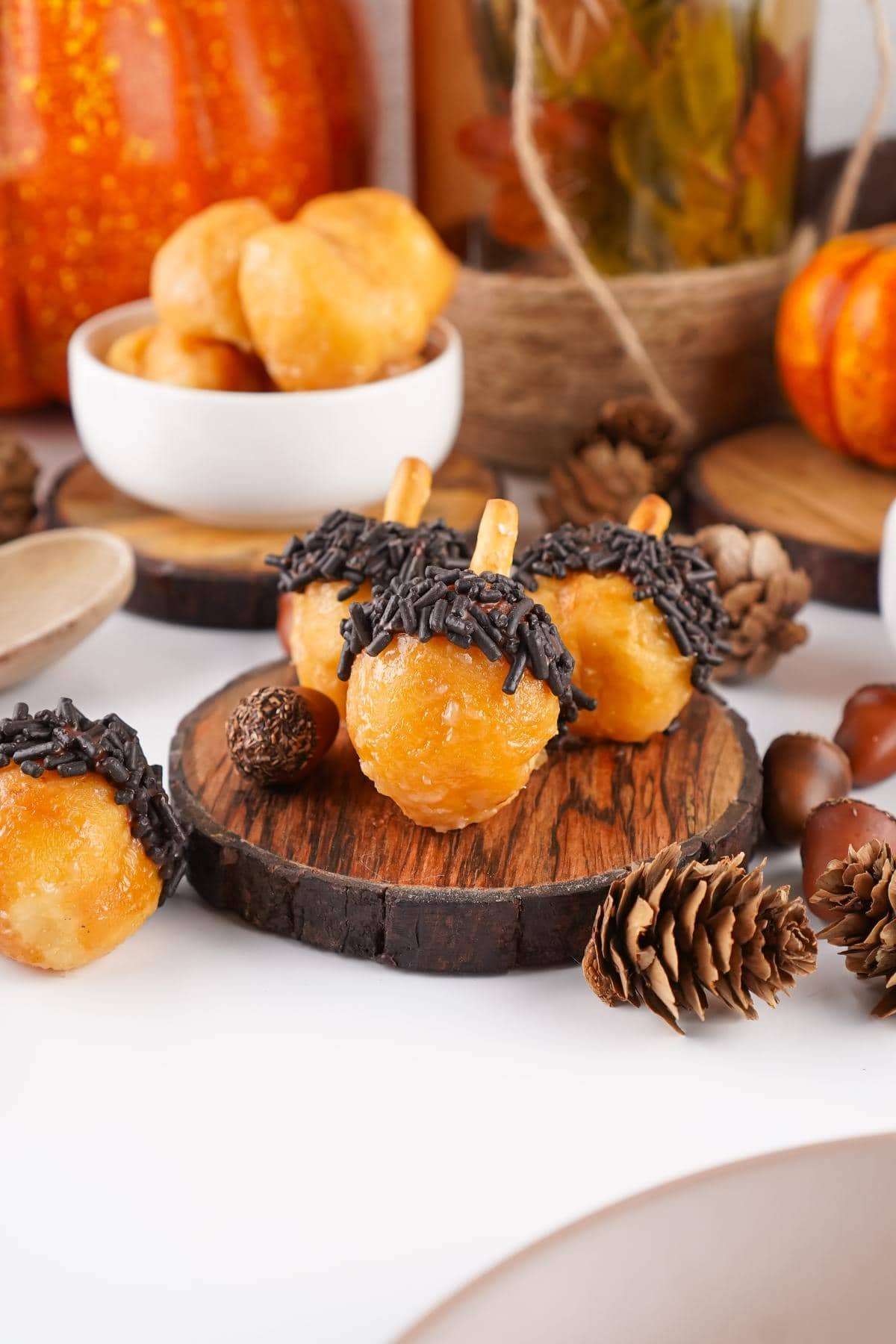 Glazed Donut Hole Acorns