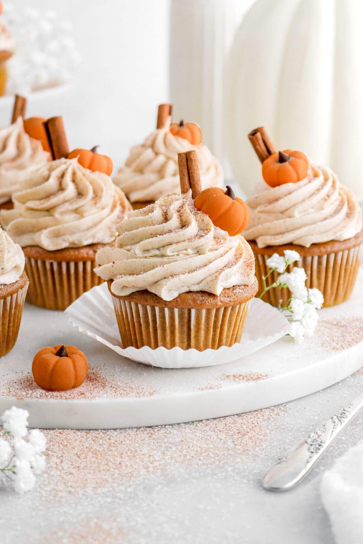 Cinnamon Pumpkin Spice Cupcakes