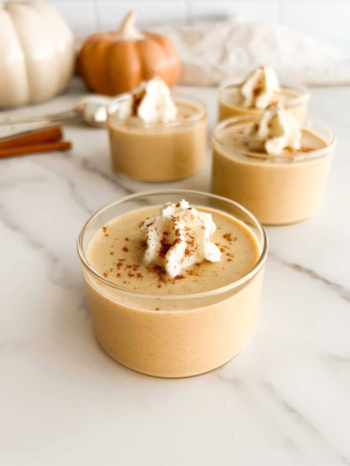 Creamy Pumpkin Pudding Shooters