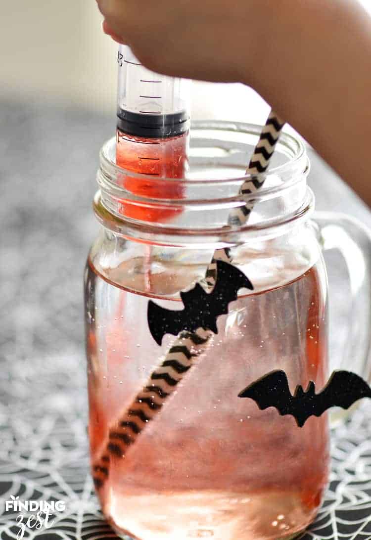 Syringe Vampire Blood Drink
