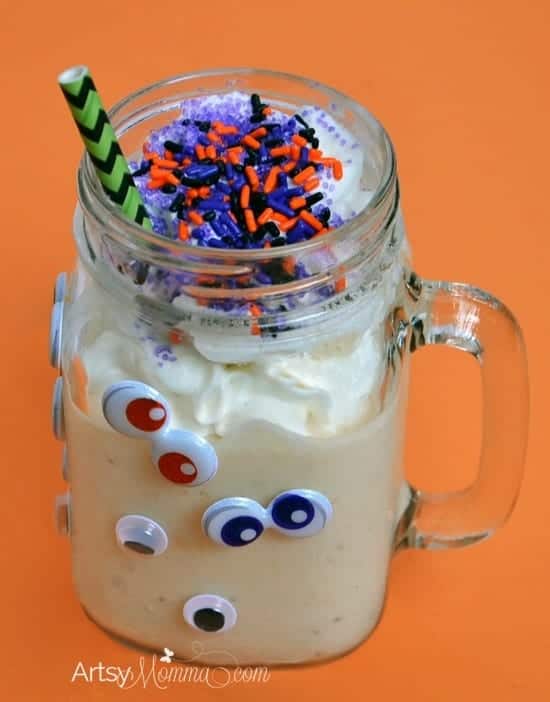 Monster Eyeball Smoothie Jar
