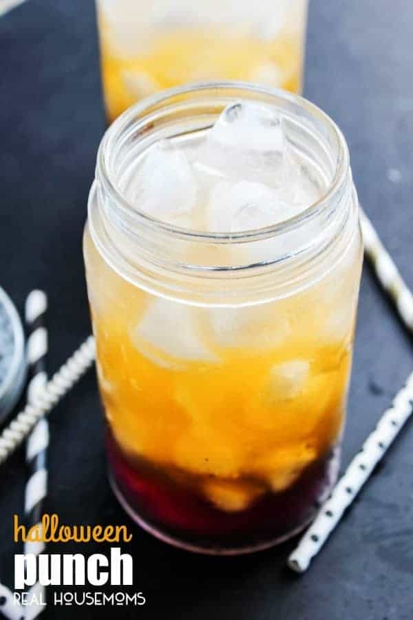 Layered Candy Corn Sunset Punch